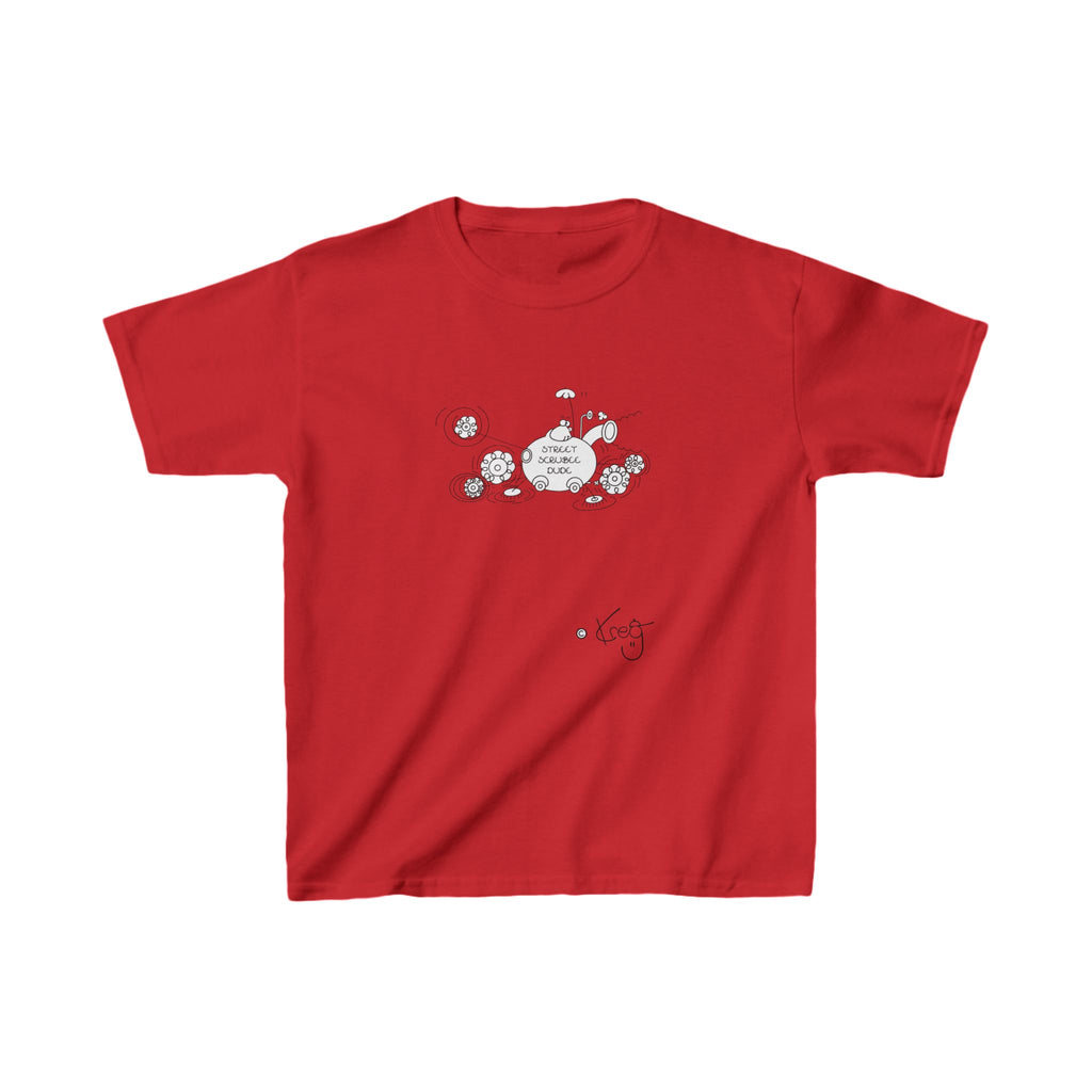 STREET SCRUBEE DUDE,Kids Heavy Cotton™ Tee