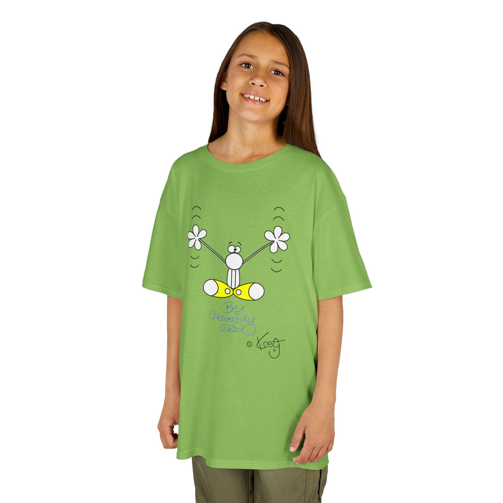 BE WONDERFULLY WEIRD,Kids Heavy Cotton™ Tee