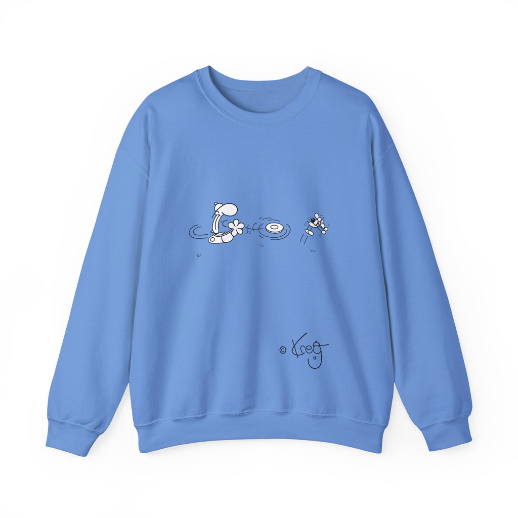 FREDDY FRISBEE DOG,Unisex Heavy Blend™ Crewneck Sweatshirt