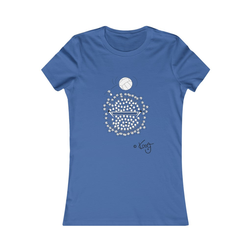 Volleyball Fun,Women's Favorite Tee