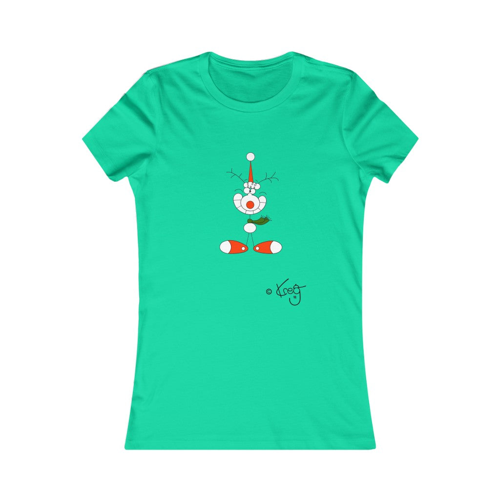 Reindeer Smile,Women's Favorite Tee