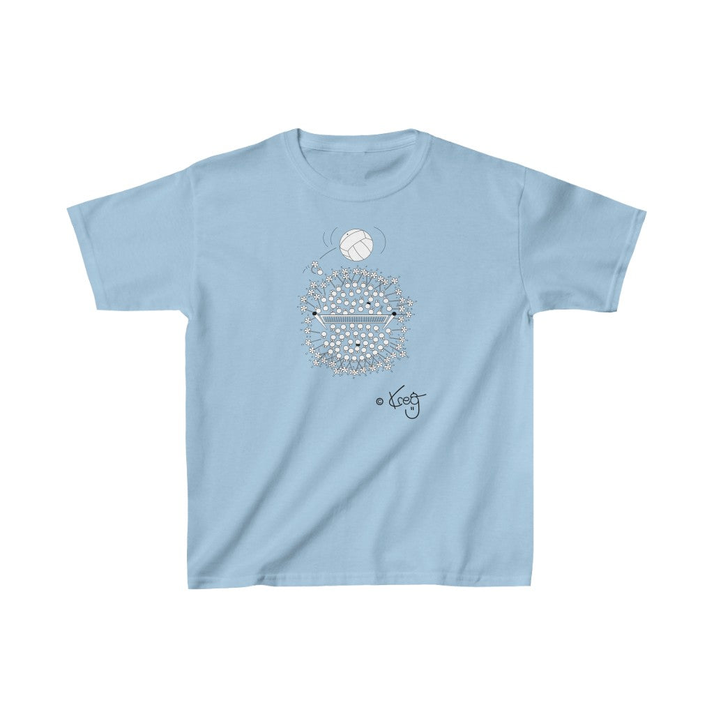 VolleyBall Fun,Kids Heavy Cotton™ Tee