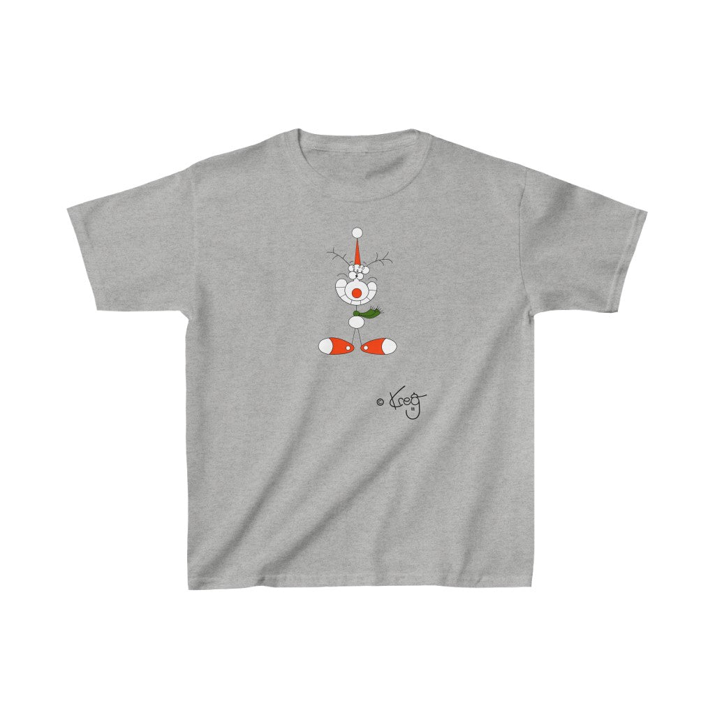 Smile Reindeer,Kids Heavy Cotton™ Tee