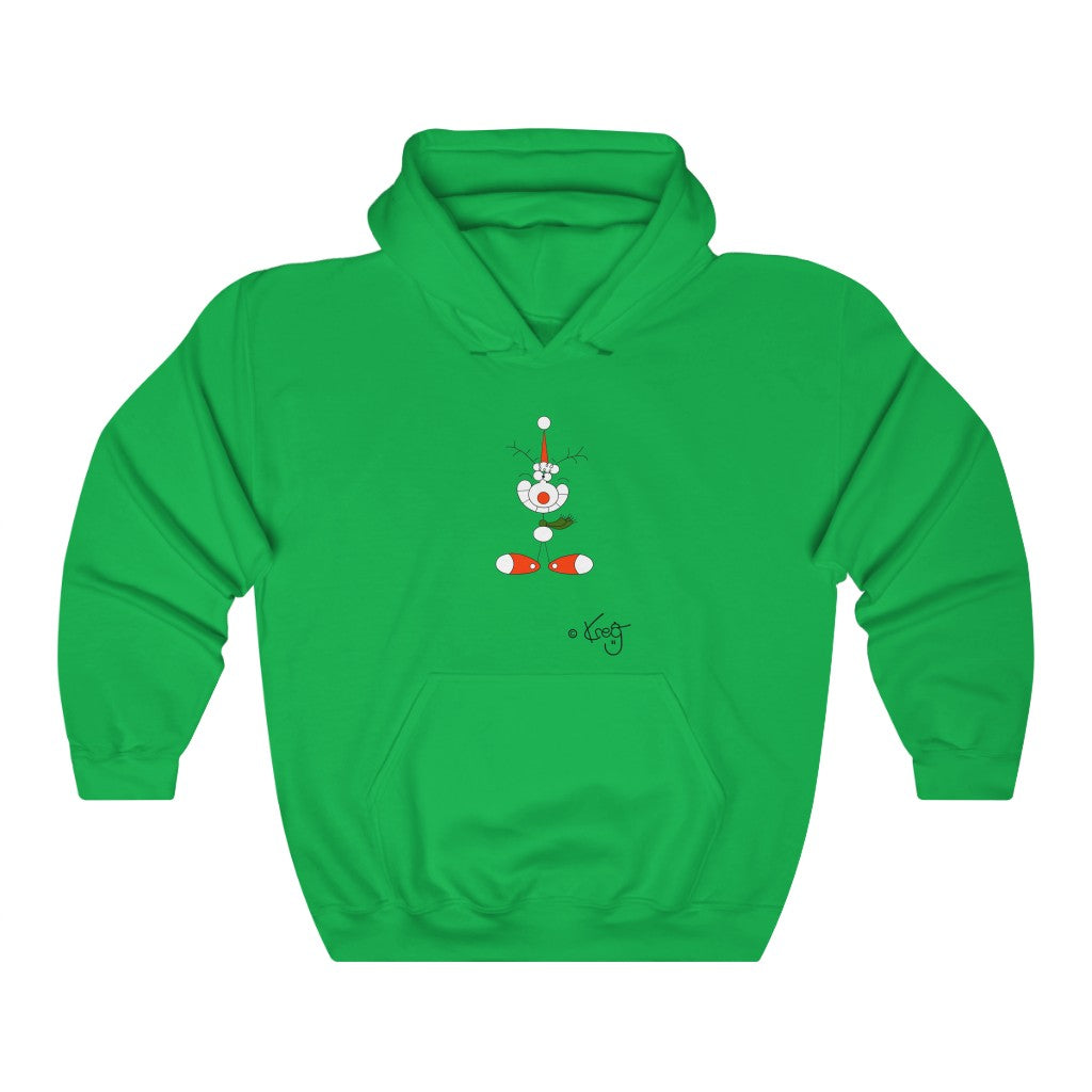 Smile Reindeer,Unisex Heavy Blend™ Hooded Sweatshirt