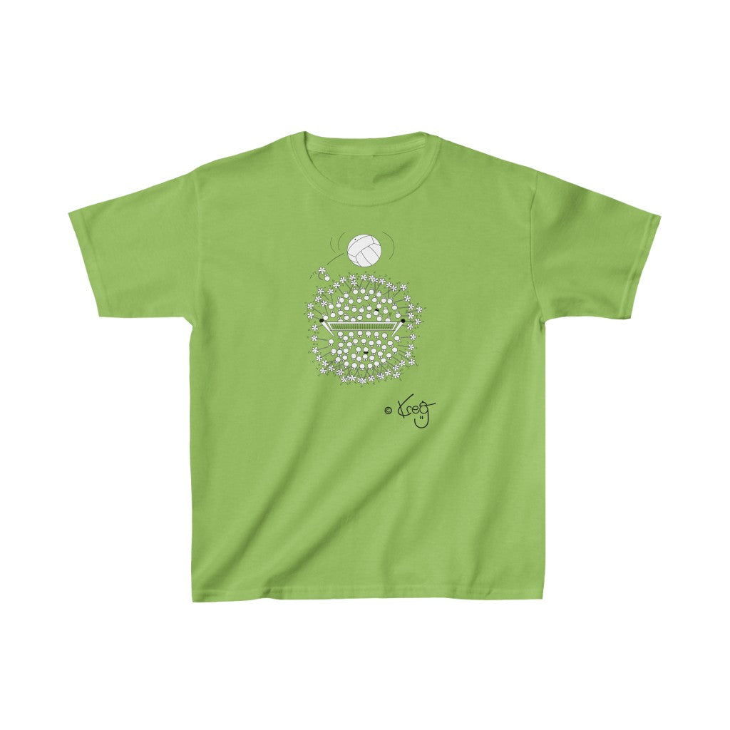 VolleyBall Fun,Kids Heavy Cotton™ Tee