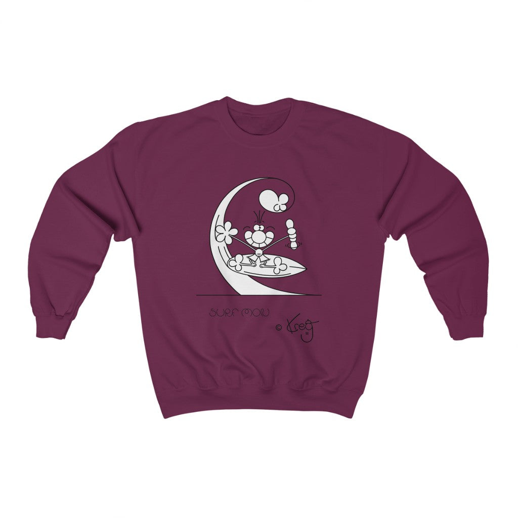 Shaka Surfer,Unisex Heavy Blend™ Crewneck Sweatshirt