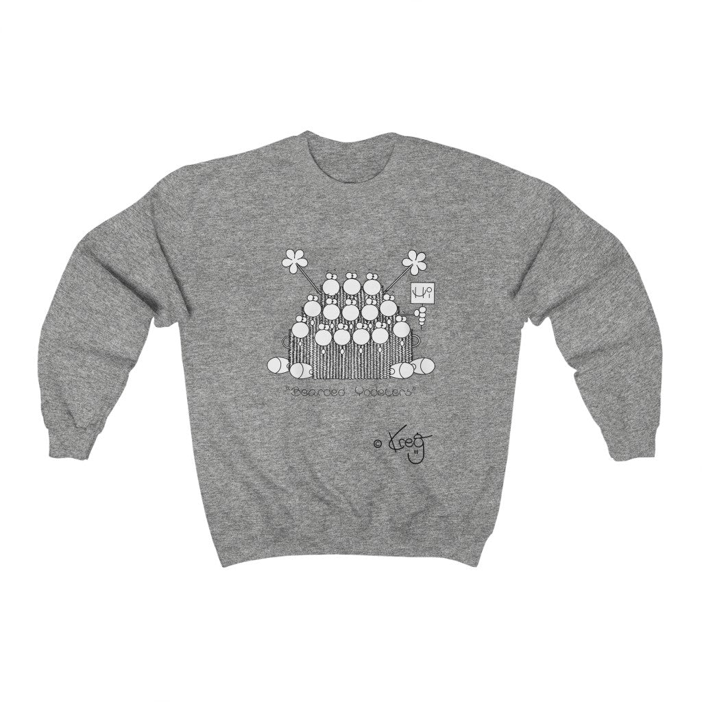 Bearded Yodelers,Unisex Heavy Blend™ Crewneck Sweatshirt