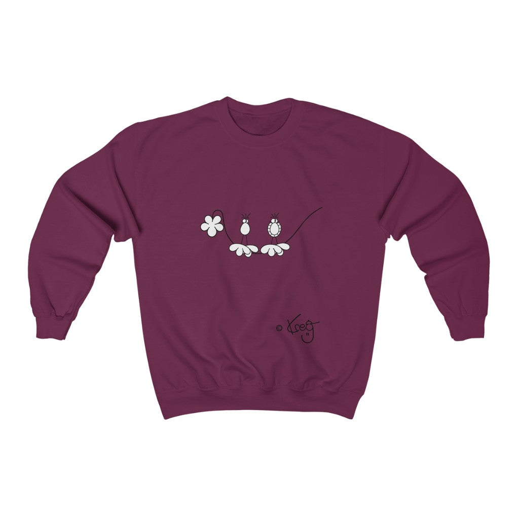 Silly Birdz,Unisex Heavy Blend™ Crewneck Sweatshirt