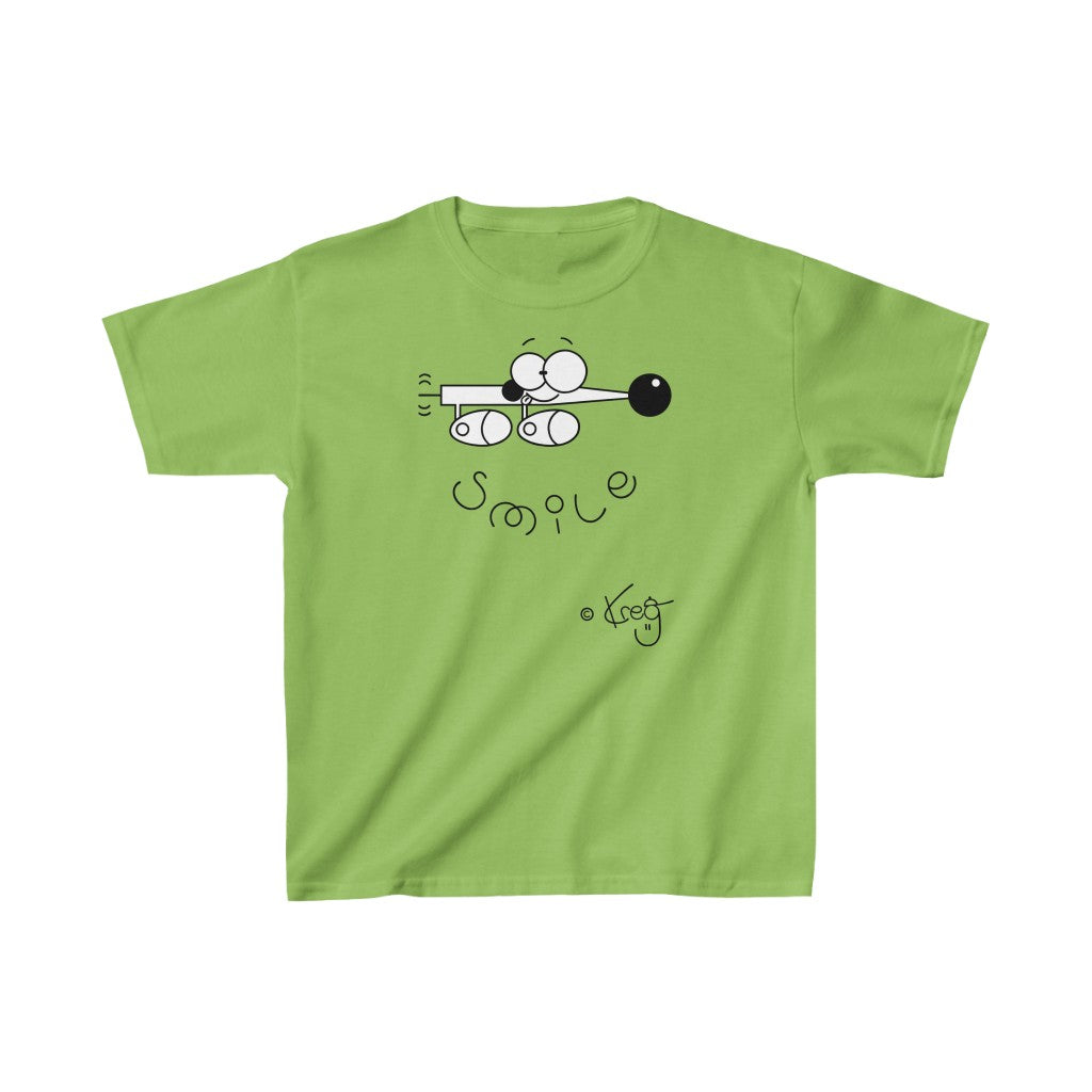 Wiener Dog Smile,Kids Heavy Cotton™ Tee