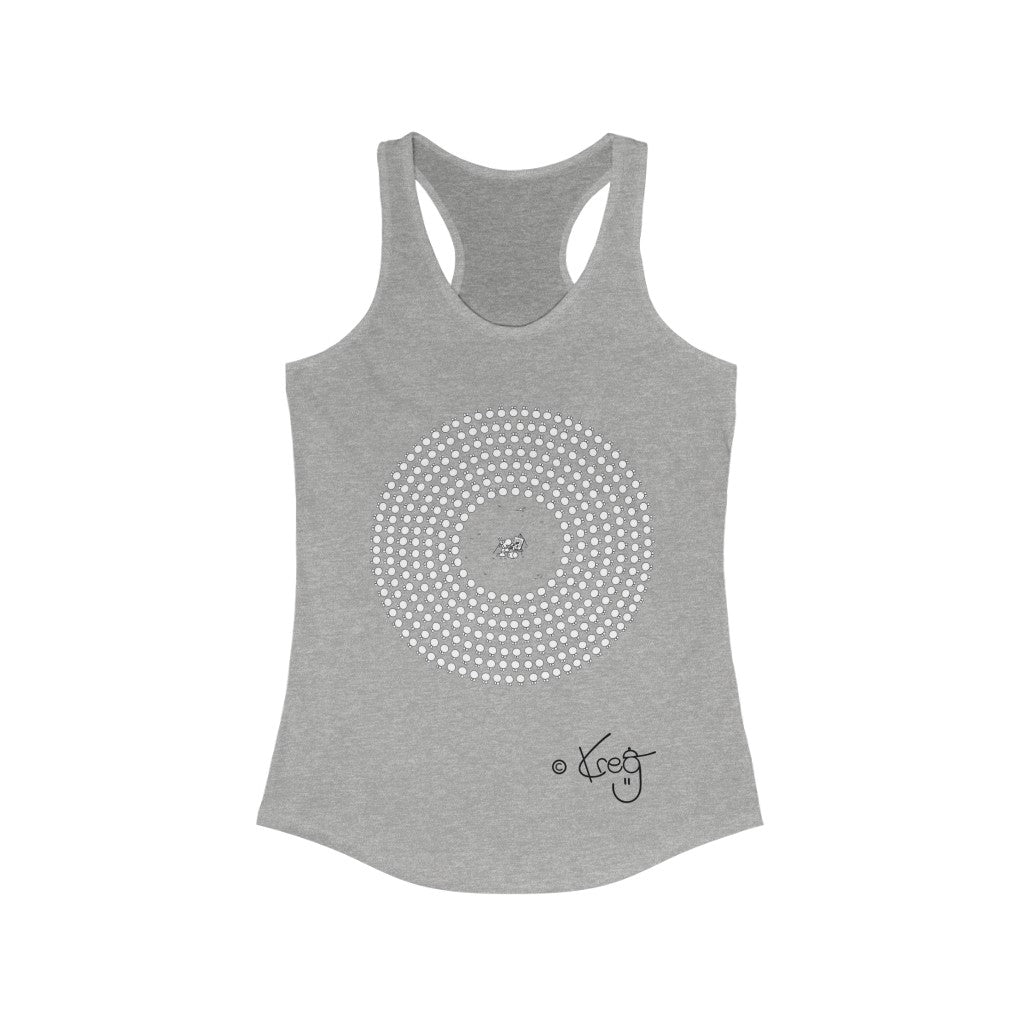 Circle Artist,Women's Ideal Racerback Tank