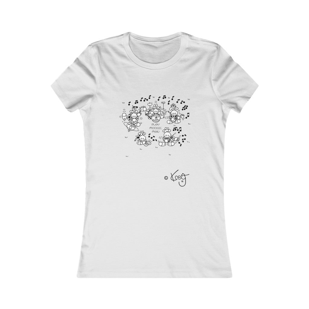 Moo's Band,Women's Favorite Tee