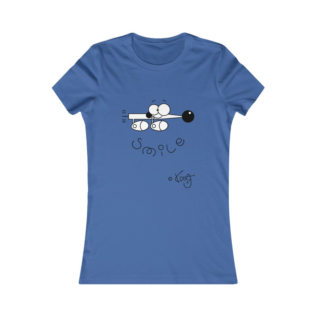 Wiener Dog Smile,Women's Favorite Tee