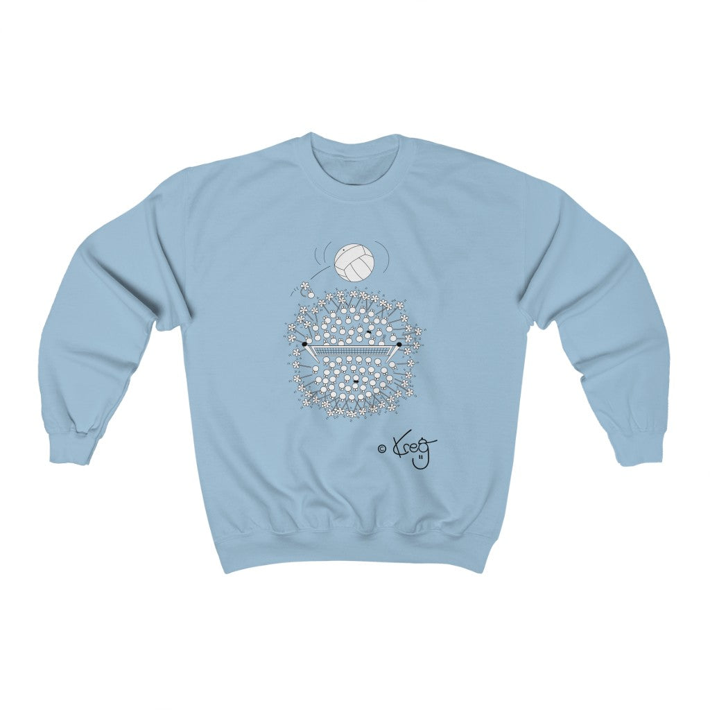 Volleyball Fun,Unisex Heavy Blend™ Crewneck Sweatshirt