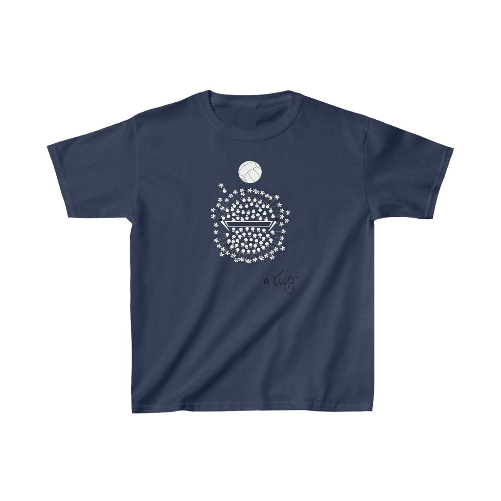 VolleyBall Fun,Kids Heavy Cotton™ Tee