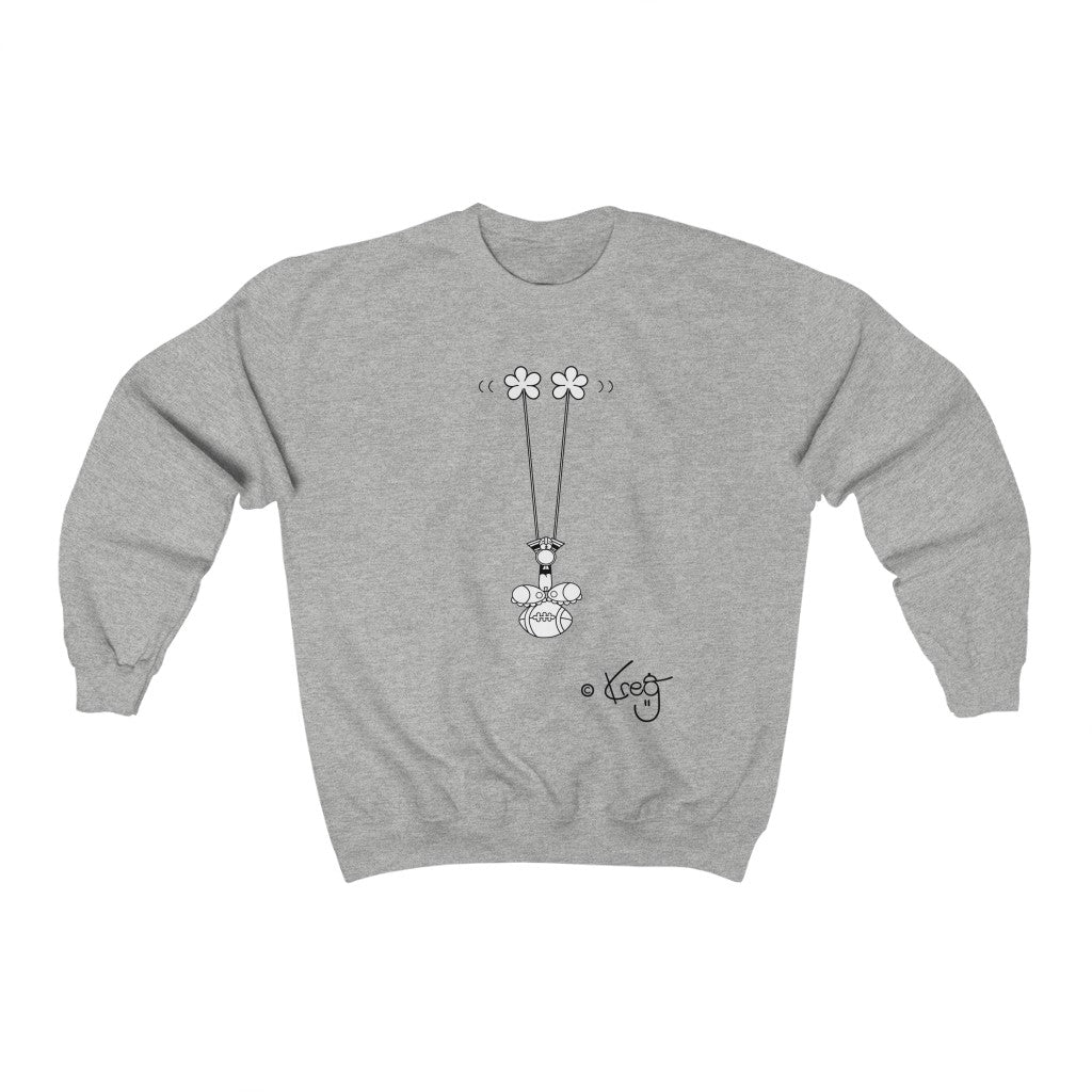 Touch Down,Unisex Heavy Blend™ Crewneck Sweatshirt