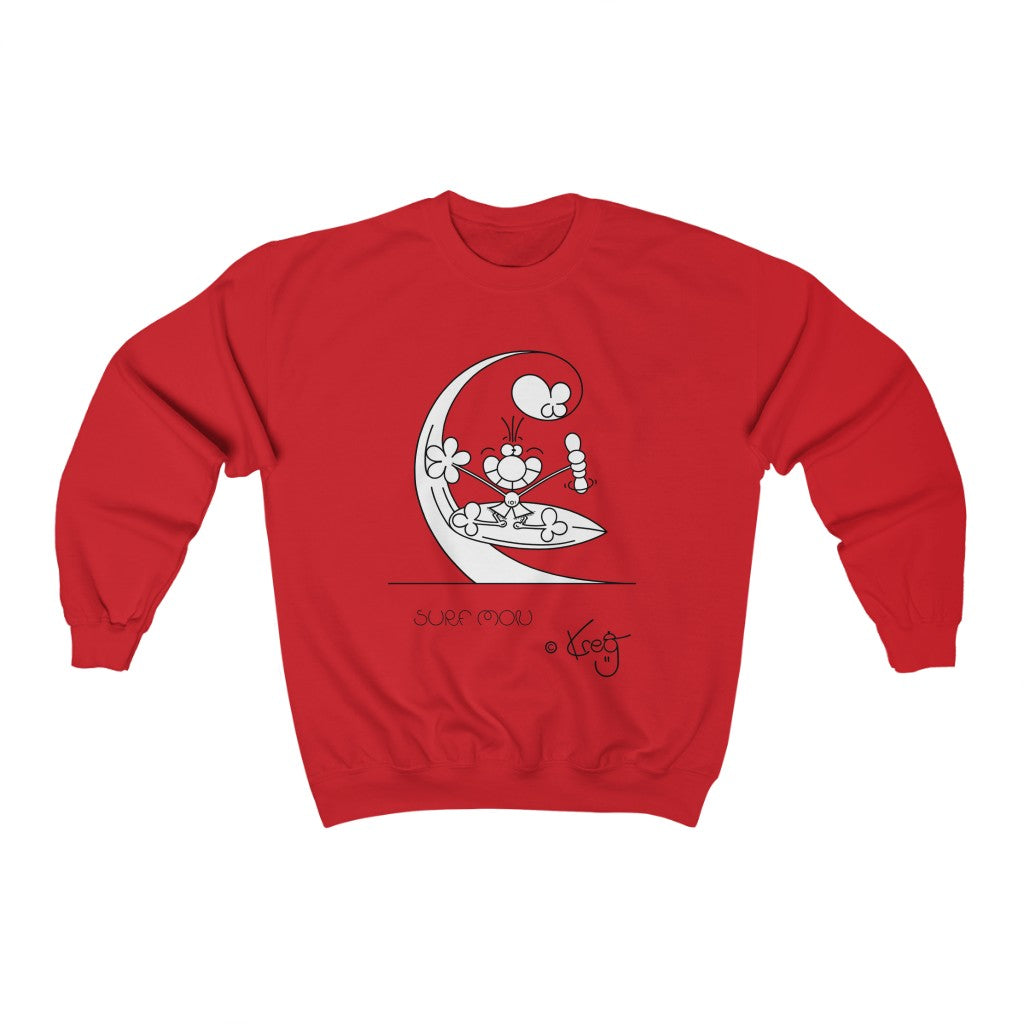 Shaka Surfer,Unisex Heavy Blend™ Crewneck Sweatshirt