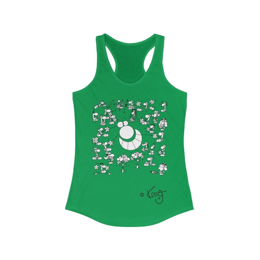 Street Art Performance,Women's Ideal Racerback Tank