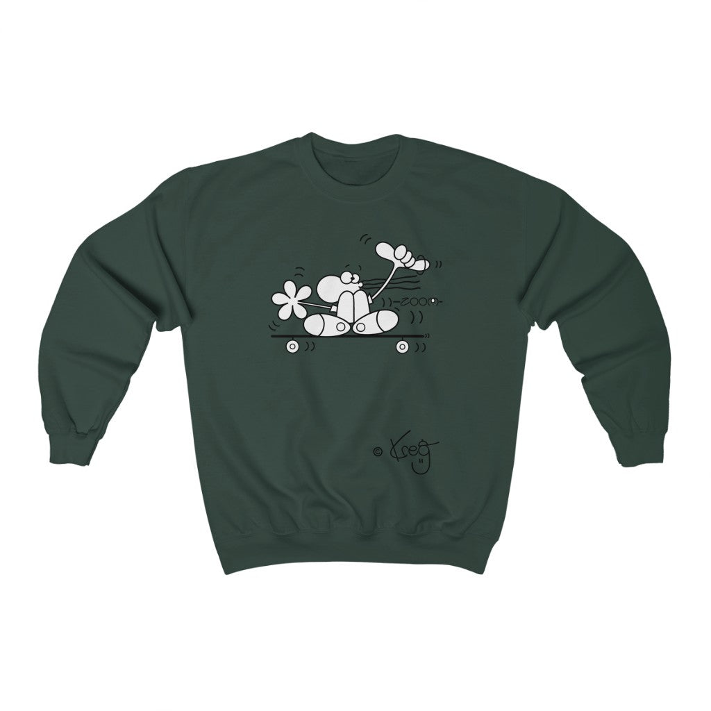 Skateboarder,Unisex Heavy Blend™ Crewneck Sweatshirt