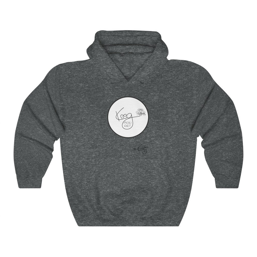 Kreg Mon Art Logo,Unisex Heavy Blend™ Hooded Sweatshirt