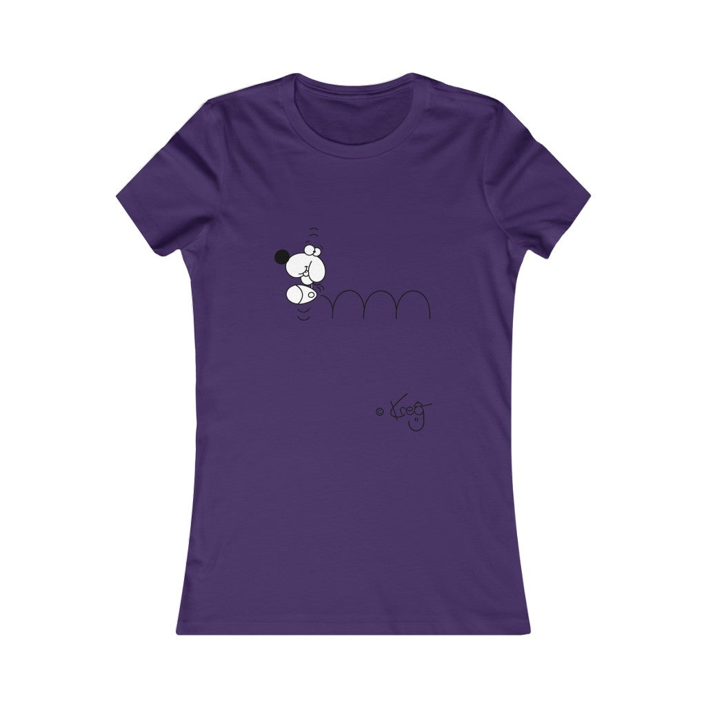 Bouncing Doggy,Women's Favorite Tee