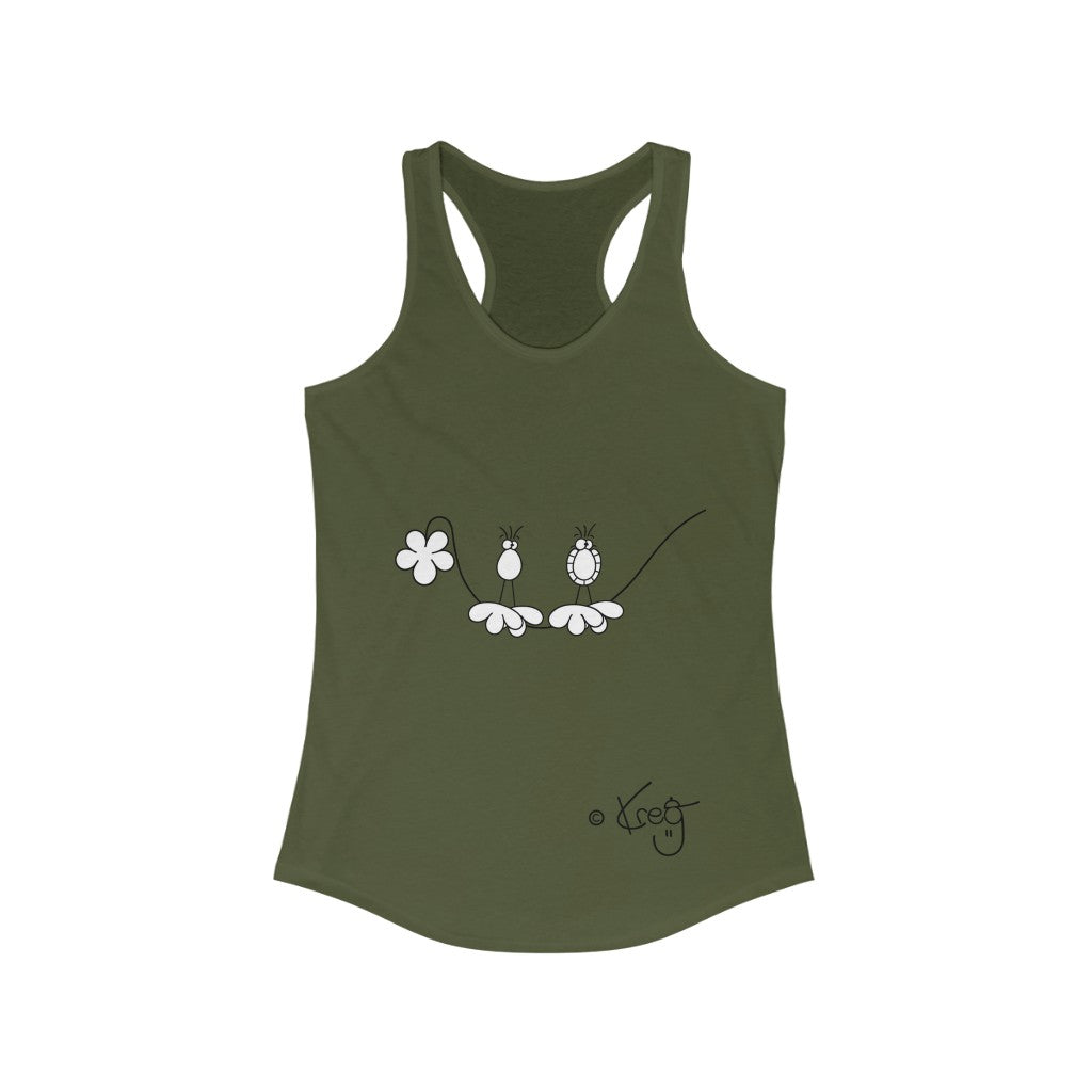 Silly Birdz,Women's Ideal Racerback Tank