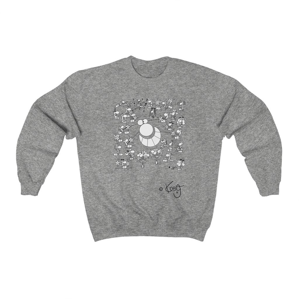 Street Art Performance,Unisex Heavy Blend™ Crewneck Sweatshirt