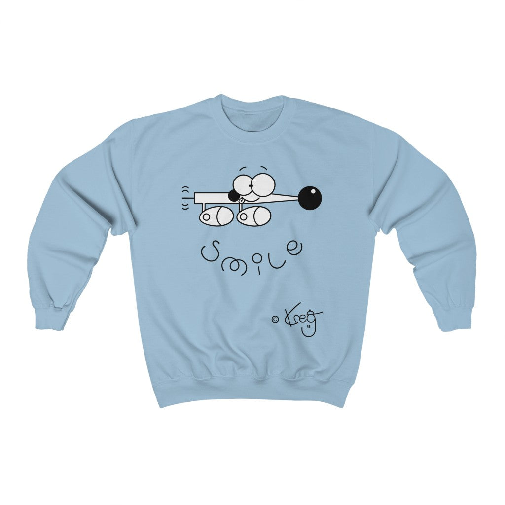 Wiener Dog Smile,Unisex Heavy Blend™ Crewneck Sweatshirt