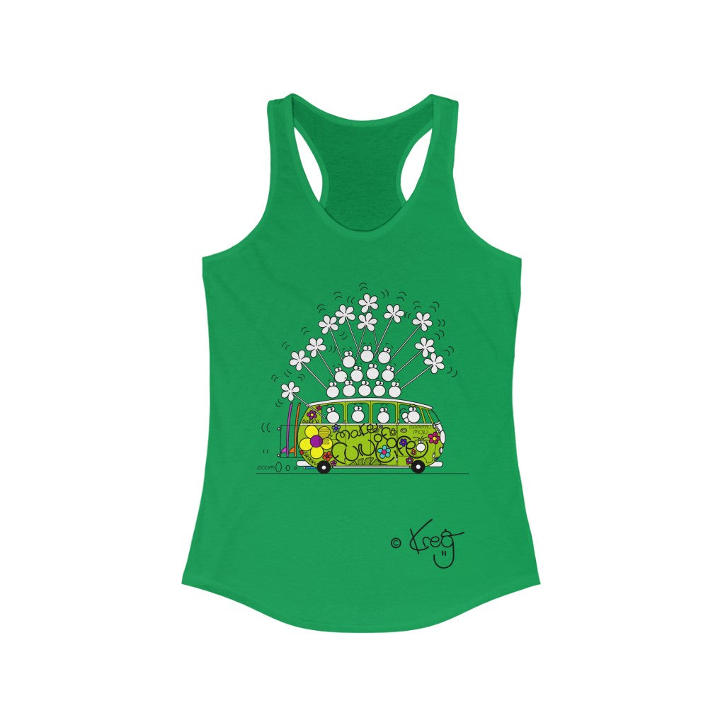 Make Fun of Life,Women's Ideal Racerback Tank