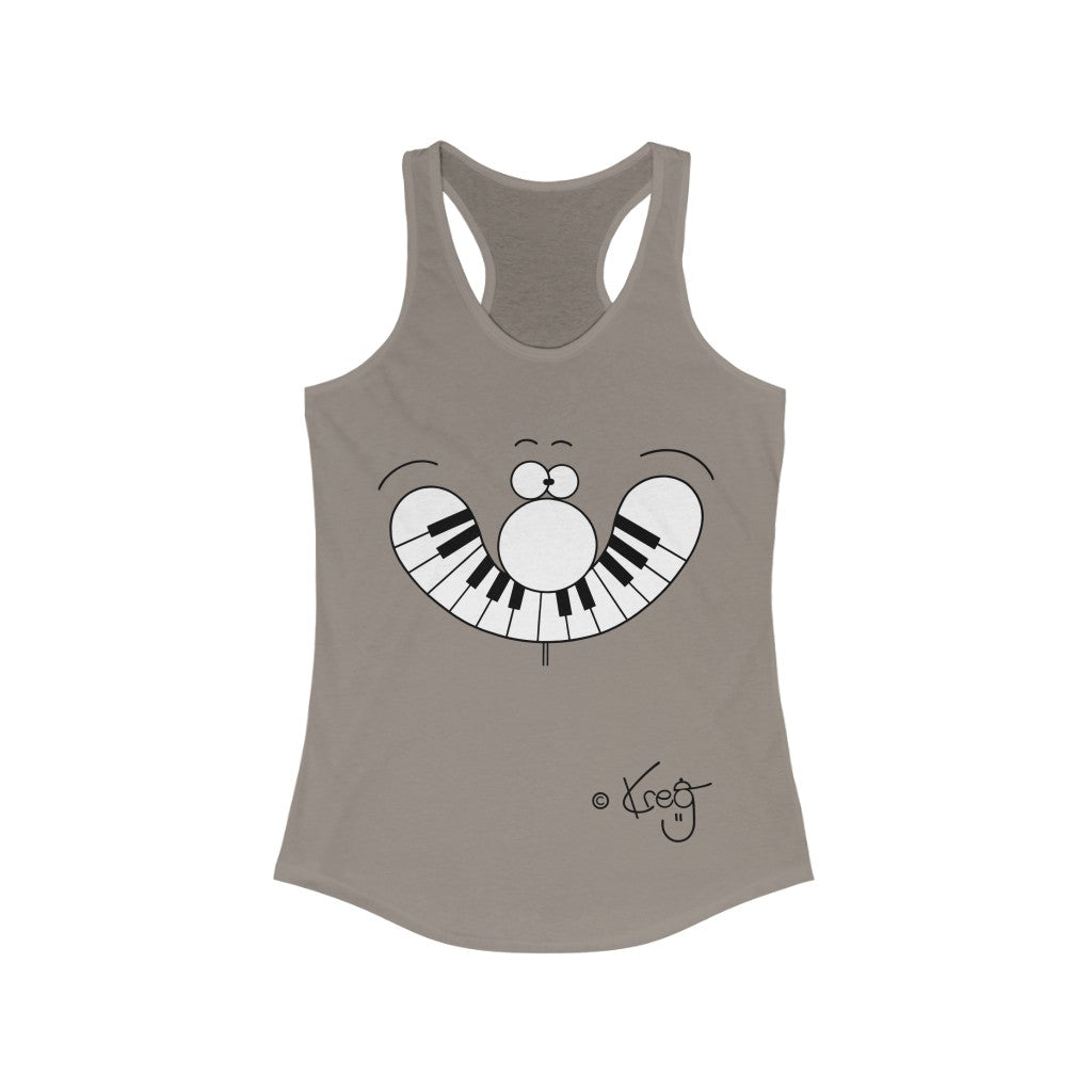 Smile Piano,Women's Ideal Racerback Tank