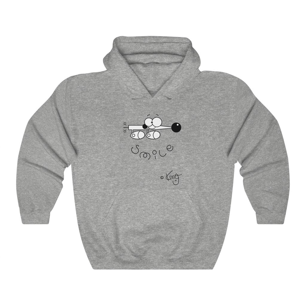 Wiener Dog Smile,Unisex Heavy Blend™ Hooded Sweatshirt