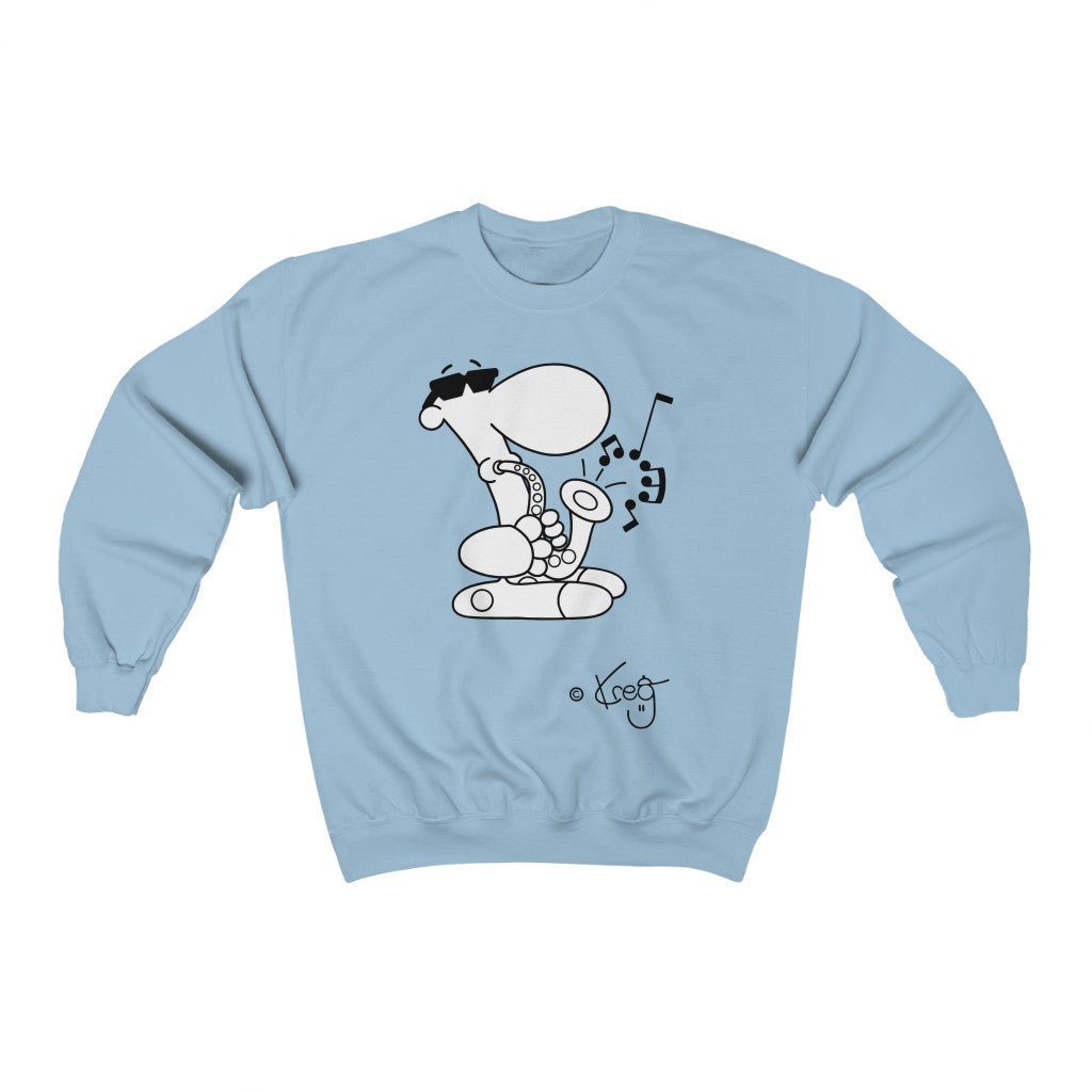 Sax Dude,Unisex Heavy Blend™ Crewneck Sweatshirt