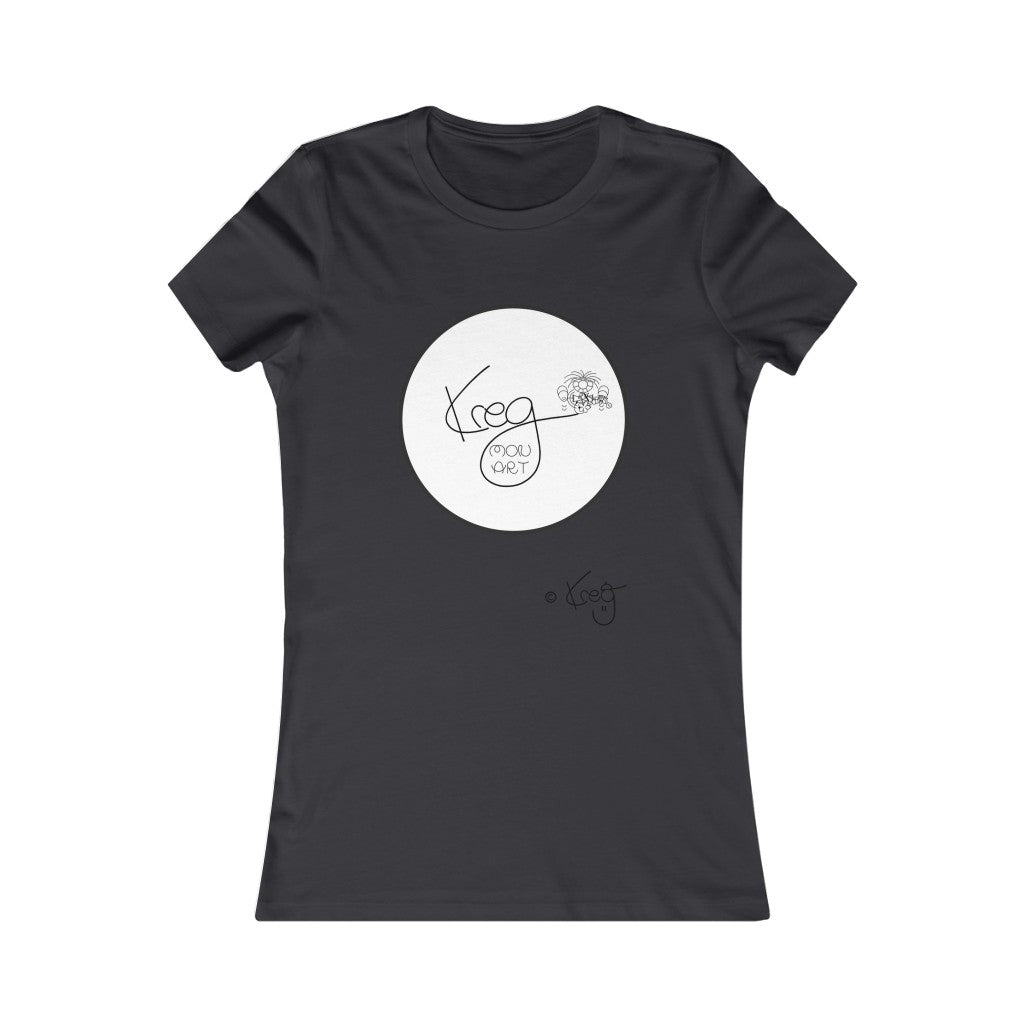 Kreg Mon Art Logo,Women's Favorite Tee