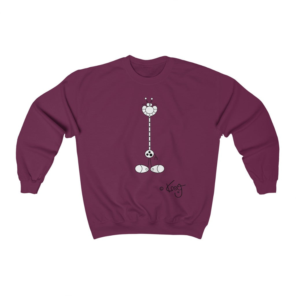 Laugh Giraffe,Unisex Heavy Blend™ Crewneck Sweatshirt