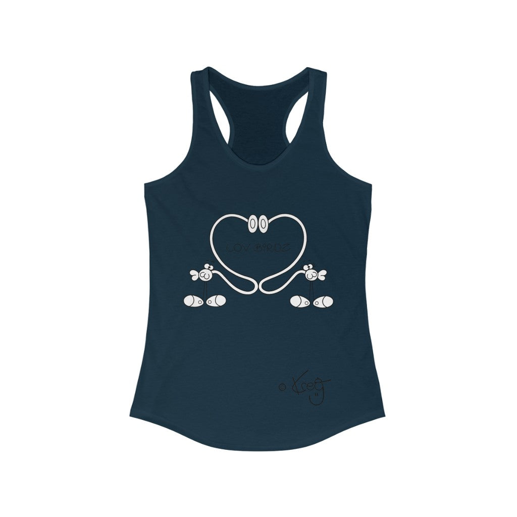 LOV Birdz,Women's Ideal Racerback Tank