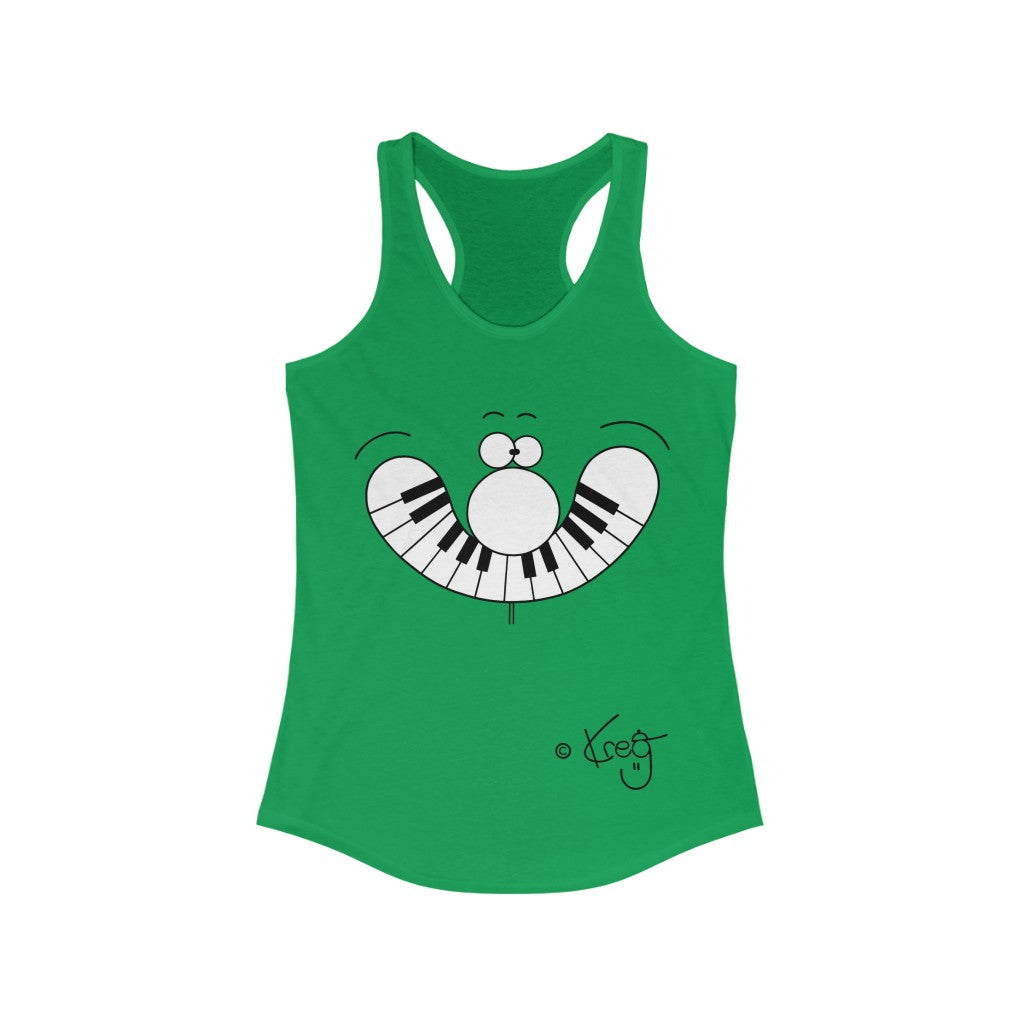 Smile Piano,Women's Ideal Racerback Tank