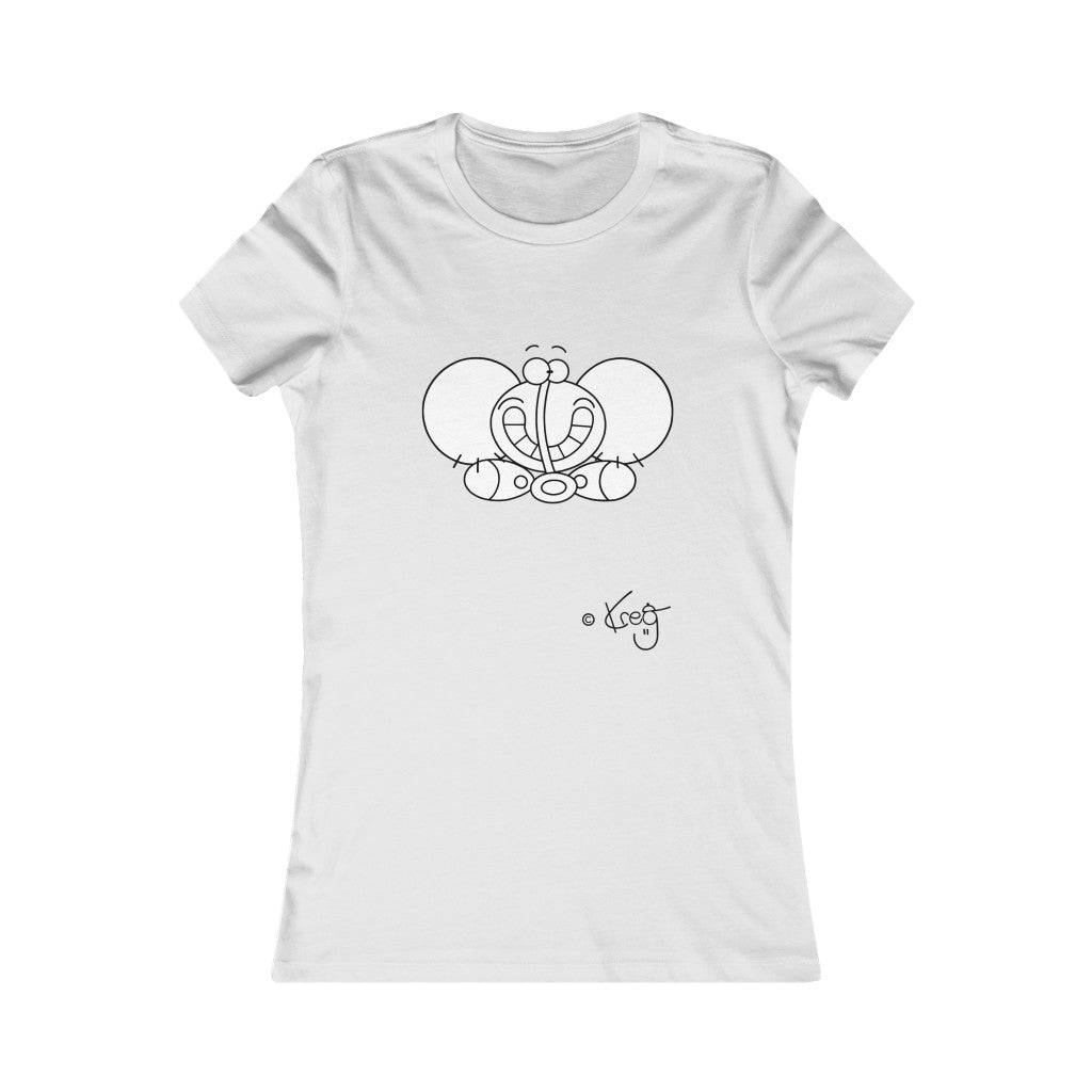 Smile Elephant,Women's Favorite Tee