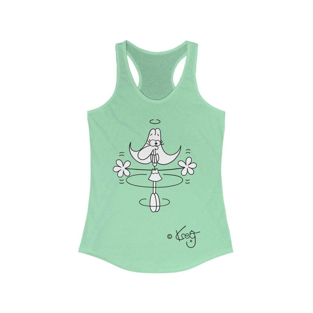 Happy Dancer,Women's Ideal Racerback Tank