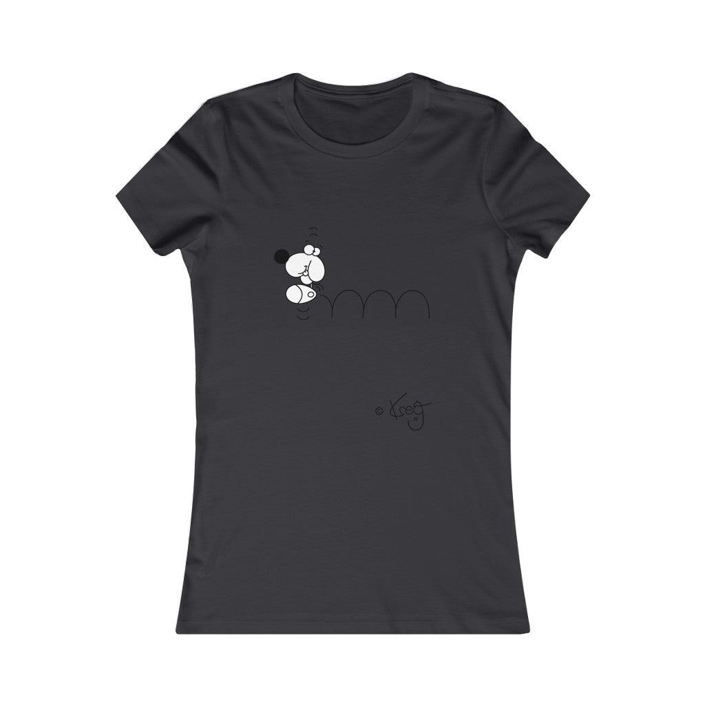 Bouncing Doggy,Women's Favorite Tee