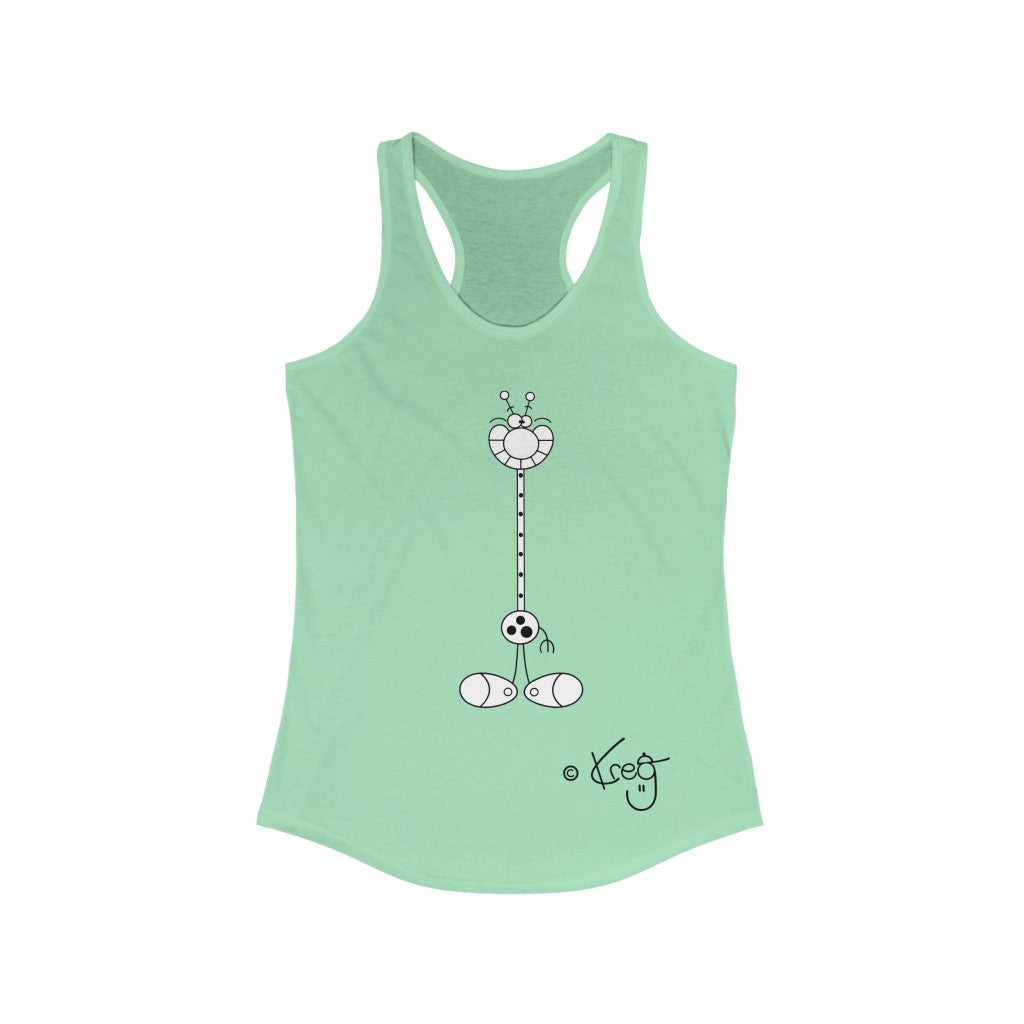 Laugh Giraffe,Women's Ideal Racerback Tank