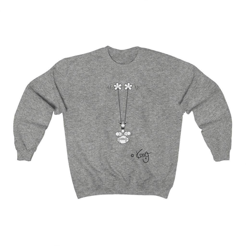 Touch Down,Unisex Heavy Blend™ Crewneck Sweatshirt