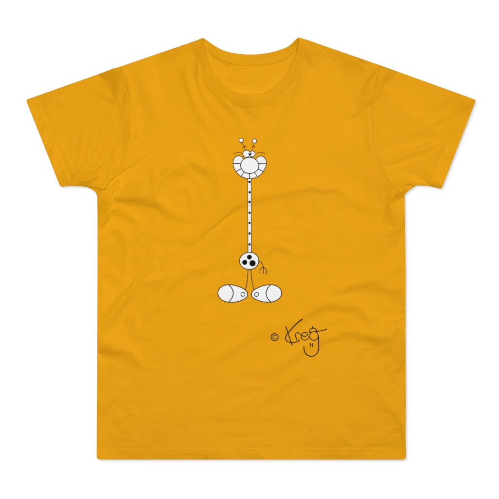 Laugh Giraffe,Single Jersey Men's T-shirt