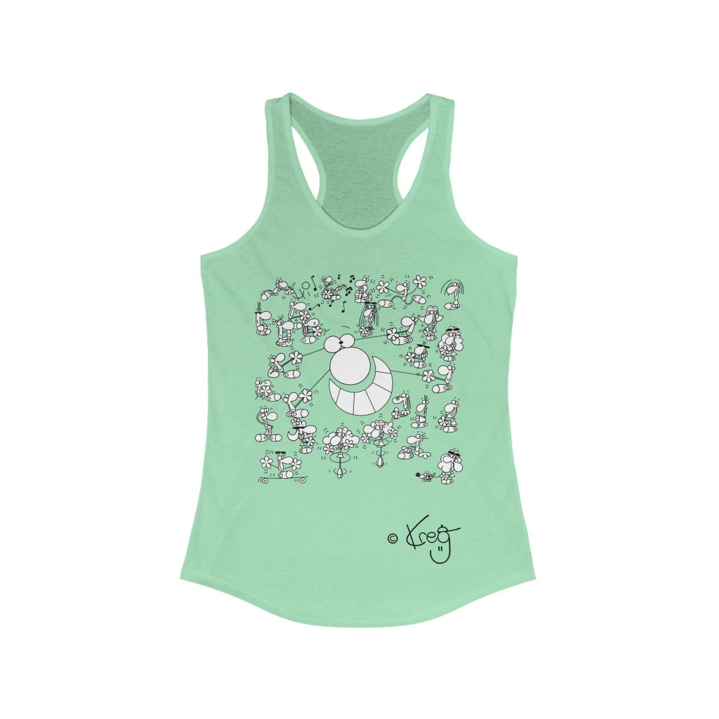 Street Art Performance,Women's Ideal Racerback Tank