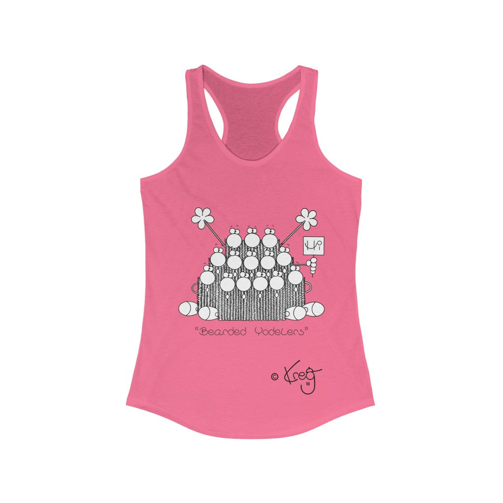 Bearded Yodelers,Women's Ideal Racerback Tank