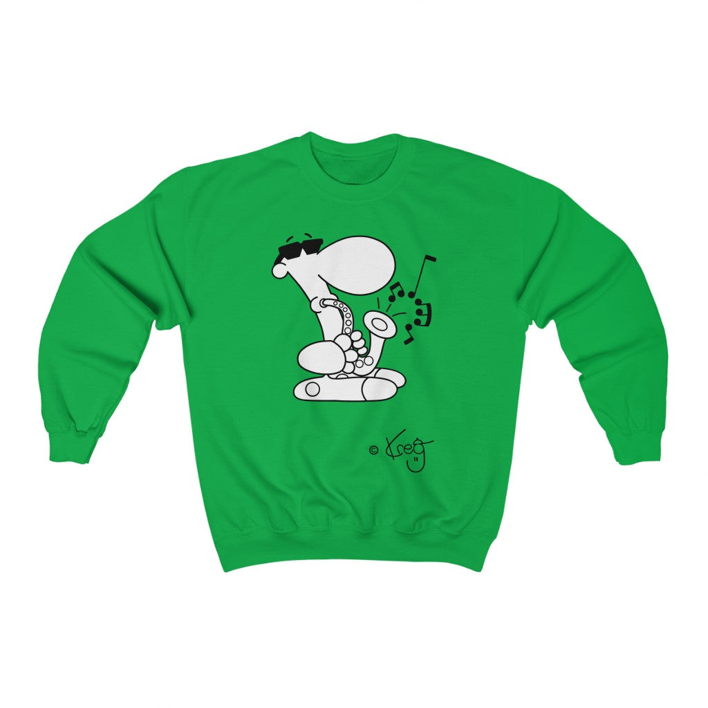 Sax Dude,Unisex Heavy Blend™ Crewneck Sweatshirt