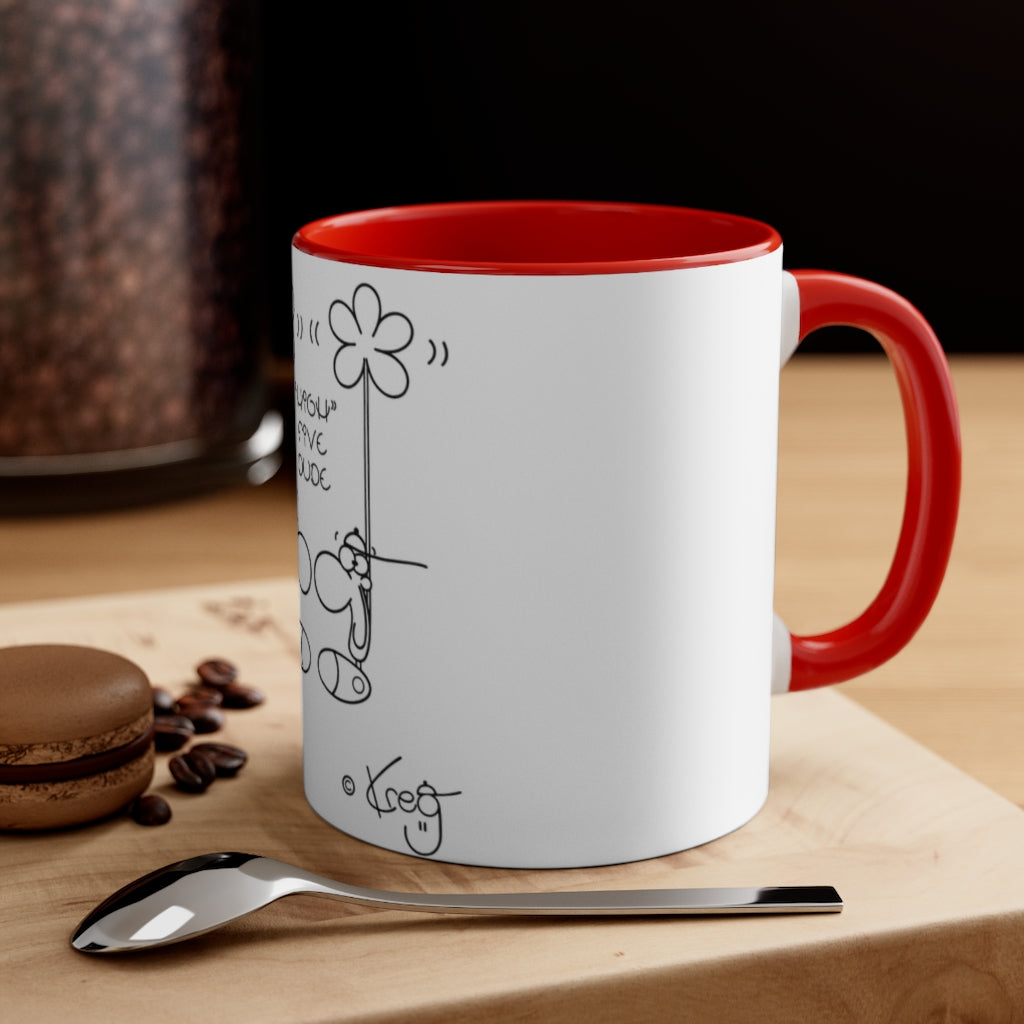 High Five Accent Coffee Mug, 11oz