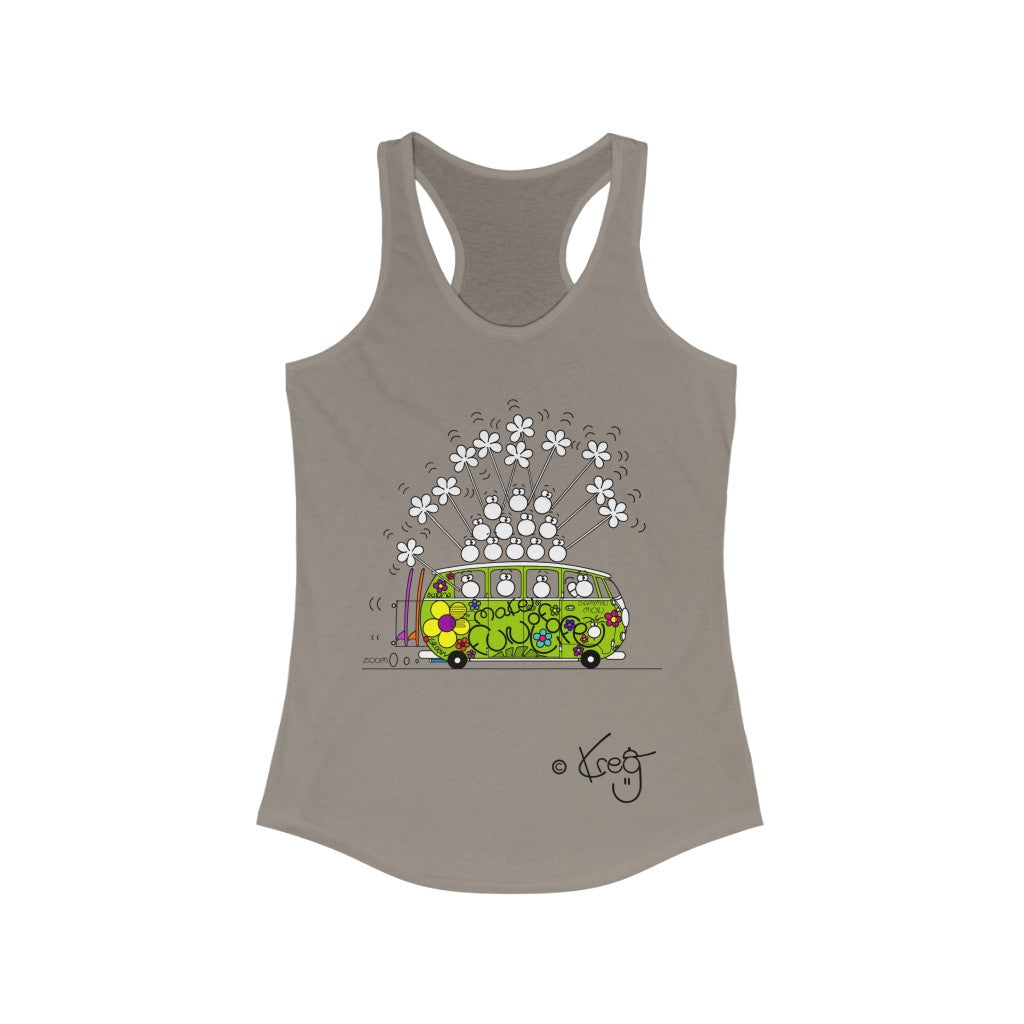 Make Fun of Life,Women's Ideal Racerback Tank