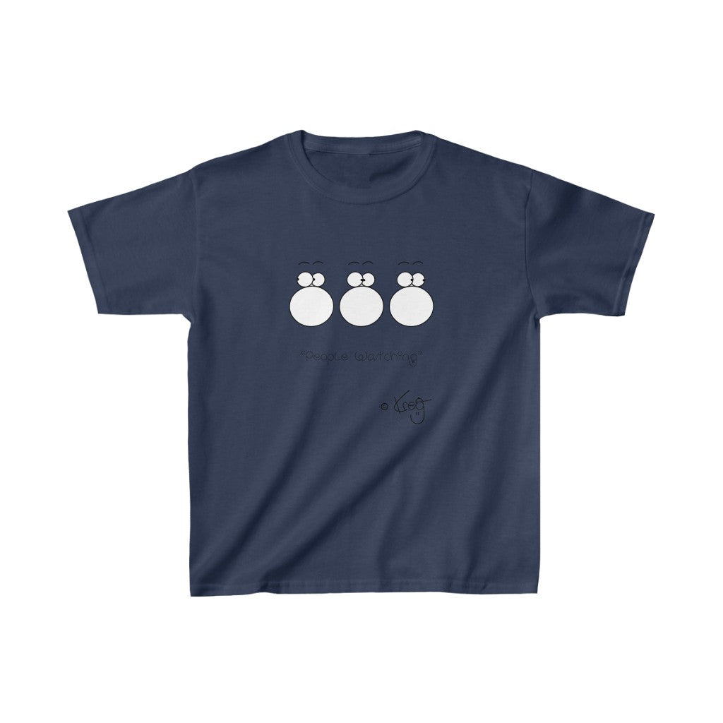 People Watching,Kids Heavy Cotton™ Tee