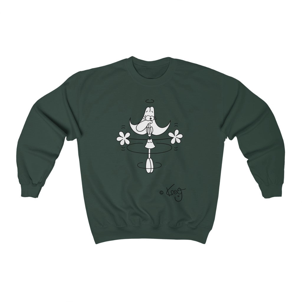 Happy Dancer,Unisex Heavy Blend™ Crewneck Sweatshirt