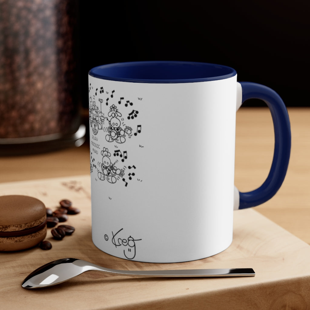 Moo's Band Accent Coffee Mug, 11oz