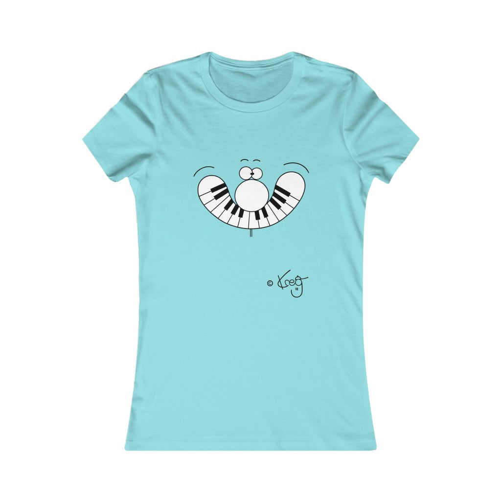 Smile Piano,Women's Favorite Tee